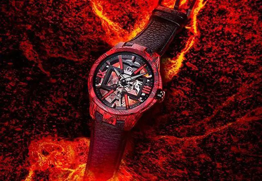 雅典表科技感十足，別與其他瑞士機(jī)械表