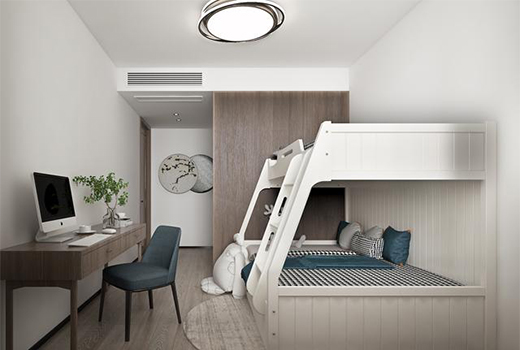 胡桃木飾面點(diǎn)綴，溫雅柔和，全身心享受生活慢節(jié)奏