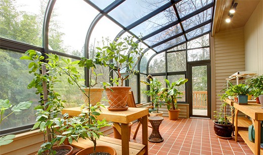 深秋季節(jié)的陽光房到底有多美?每1㎡都是風景!