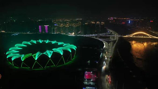 璀璨華燈耀金城!蘭州奧體中心體育場將于臘月二十八正式亮燈