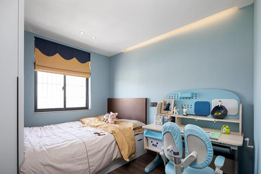 140平現(xiàn)代風(fēng)裝修，時(shí)尚溫馨的客廳，無主燈吊頂簡潔優(yōu)雅