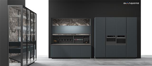 高端櫥柜皮阿諾走心廚房設計，實現(xiàn)美學與收納的巧妙融合