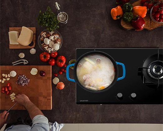 烹飪更精致，灶出新廚藝，阿詩(shī)丹頓新一代灶具A672B