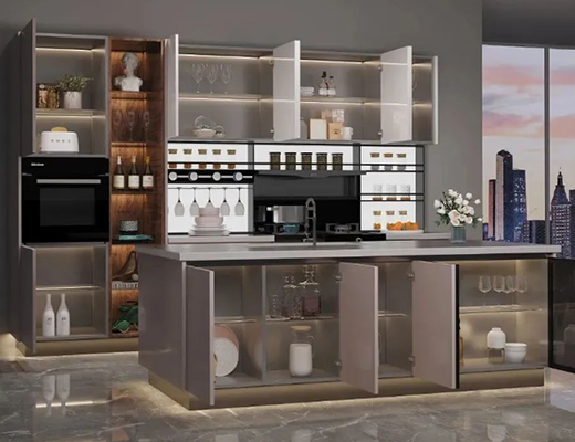 不銹鋼櫥柜，優(yōu)雅意式，演繹質(zhì)感美學(xué)