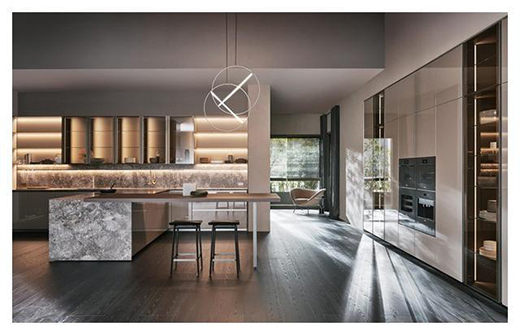 不銹鋼整體廚房給你不一樣的視覺(jué)享受