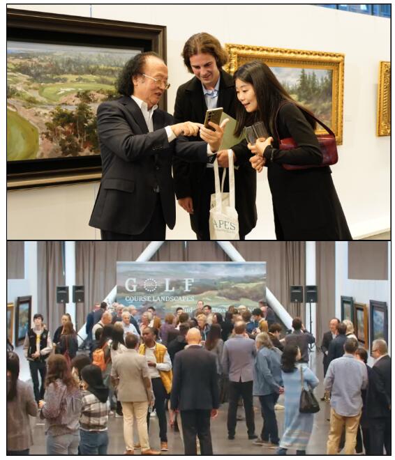 張少俠《高爾夫球場風(fēng)景》油畫展歐洲巡展取得圓滿成功